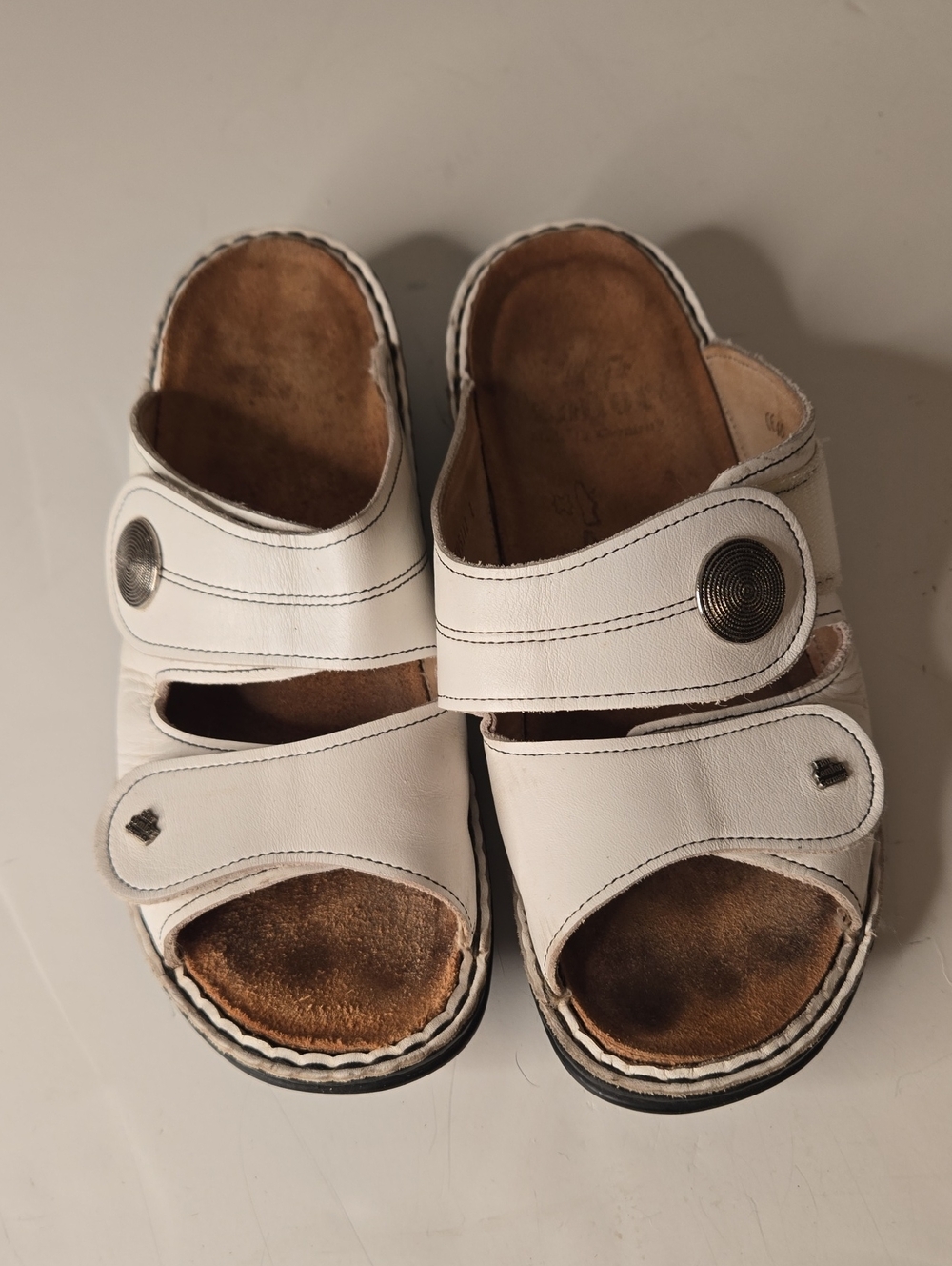 Finn Comfort White Sandals EU40